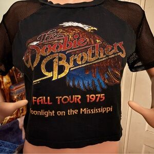 Doobie Brothers Graphic Mesh Sleeve Tee